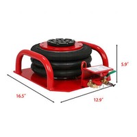 Cric pneumatique gonflable robuste de 3 tonnes à triple sac pour levage de voitures