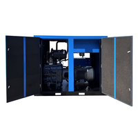 Compresseur d'air à vis à vitesse variable haute pression à deux étages 75HP 55kw