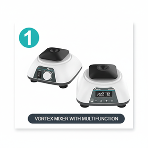 Agitateur Vortex VM550X pour flacons en verre, agitateur Vortex multi-plaques, données techniques - Product Image 1