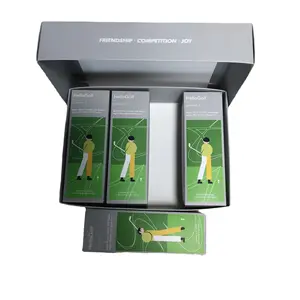 Selling Custom Gedrukt Luxe Golfbal Mouw Verpakking Met Logo Kartonnen Doos Verpakking