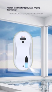 Steckerbetriebener Intelligenter Fensterputzroboter 5600Pa Saugkraft 40ML Wassertank Bürstenloser Motor 2 Modi Haushaltsgebrauch Grenzüberschreitend OEM Anpassbar - Product Image 5
