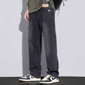 Haute qualité brodé Vintage mode hommes jean pantalon personnalisé homme bleu Baggy <span class=keywords><strong>Denim</strong></span> jean pantalon pantalon pour hommes jean - Product Image 3