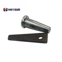 Carbon Steel Stub Pin and Wedge Pin 70mm Length Steel Formwork Wedge Pin Flat Tie Clips Receptacles for Concrete Formwork System
