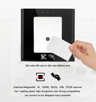 Lecteur RFID de code QR RS485 OEM TCP-IP Scanner de codes-barres QR Tourniquet Lecteur de contrôle d'accès de sécurité RFID RS232