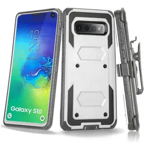Coque en tpu avec clip pour Samsung, étui de téléphone portable à ceinture pour Galaxy S10, S10E, S10 Plus, livraison gratuite