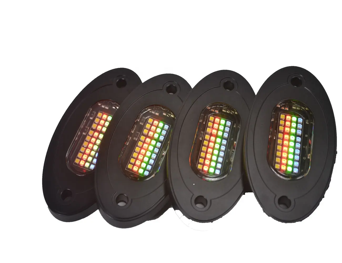 Luces LED de roca de alta calidad, lámpara de ambiente RGB con control para decoración de vehículos ATV