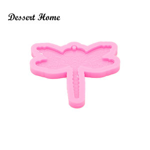 DY0837 Diy Glossy <span class=keywords><strong>Dragonfly</strong></span> Sleutelhanger Siliconen Mal-Craft Epoxy Mallen-Diy Mould Voor Epoxyhars Sieraden Maken - Product Image 5