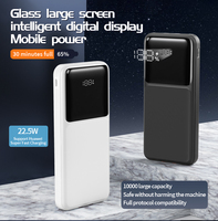 NOUVEAU Pack de batterie Chargeurs portables ultra minces 10000 Mah PD Câble USB C Pack de batterie polymère de grande capacité avec écran LED