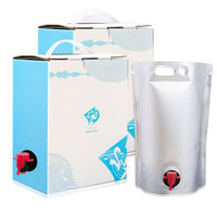 Prix d'usine 3L 5L 10L 20L Sac de boîte aluminisé en stock Sac de poche liquide de qualité alimentaire dans une boîte pour l'emballage de café de jus de vin