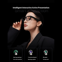Lunettes intelligentes AR INMO GO2, traducteur simultané en temps réel, sous-titres invisibles, dispositif de synchronisation vocale, outil de traduction pour les voyages