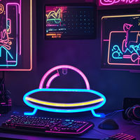 Enseigne néon personnalisée Astronaute Spatial, Cadeau d'anniversaire pour enfants, Lumière néon LED, Décoration murale pour salon, chambre et maison