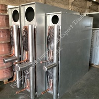 Chauffe-eau/air industriel à tubes en cuivre et ailettes en aluminium avec revêtement anticorrosion électrophoretique pour le chauffage des entrepôts et des ateliers