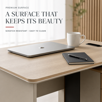 Bureau de travail modulaire compact en bois massif durable, couleurs personnalisables, avec tiroirs, pour la maison moderne