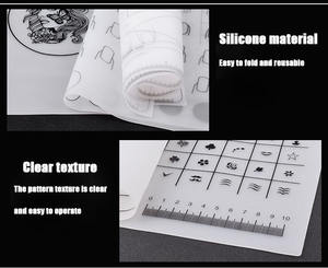 Hojas de entrenamiento <span class=keywords><strong>para</strong></span> exhibición de uñas de silicona acrílica flexible, plantilla de almohadilla enrollable <span class=keywords><strong>para</strong></span> alfombrilla de práctica, suministros <span class=keywords><strong>para</strong></span> uñas - Product Image 4