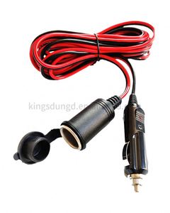 <strong>replacement</strong> Battery Terminal to Female Cigarette Lighter 12 volt <strong>car</strong> socket 12v battery stripped cigarette cigar <strong>jack</strong> Cable - Product Image 4