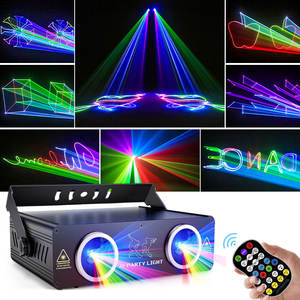 Luz Láser LED de Proyección Dual 3D, Blanco Cálido, Animación, Control DMX512, Material de Aluminio y PC, para Hoteles, KTV, Discotecas - Product Image 3