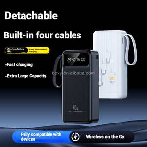 Power Bank Personalizzabile ad Alta Capacità 30000mAh, Caricabatterie Portatile USB 4 in 1 <span class=keywords><strong>con</strong></span> Display LED - Product Image 2