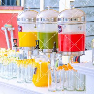 Phục vụ vật liệu và thiết bị thương mại Acrylic uống Dispenser 3 xe tăng tự chọn Corolla nước trái cây Dispenser Trung Quốc - Product Image 4