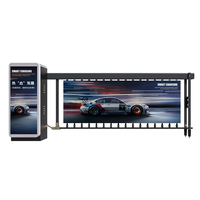 Barrière publicitaire intelligente avec identification de véhicule, équipement de péage pour parking public, reconnaissance de plaque d'immatriculation