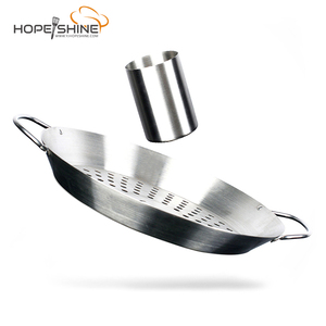 Cesta para Asar de Lujo, Cesta para Parrilla de Acero Inoxidable, Accesorio de Cocina Duradero para Barbacoa, para Parrillas de Carbón y Gas - Product Image 2