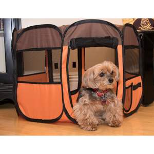 DB All-Terrain Lightweight Easy Folding Wire-Framed Collapsible Travel Pet <b>Playpen</b> - Product Image 5