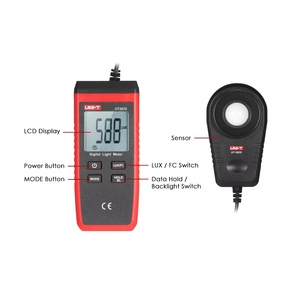 UNI-T UT383S เครื่องวัดแสงแบบดิจิตอลมินิไลท์มิเตอร์ 0.1 ซีดี/ม. ความละเอียดจอแสดงผล LCD แบบมีไฟพื้นหลัง โคมไฟแสดงผล 0.5 วินาทีเวลาการสุ่มตัวอย่าง - Product Image 4