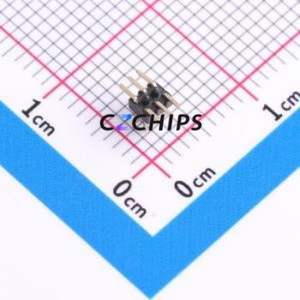 HX PZ1.0-2x3P TP-D Pin Header SMD,P=1mm Connector ( Pin Structure: 2x3P )( Pitch: 1mm )( Row Spacing: 1mm ) - Product Image 2