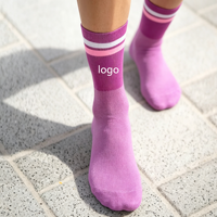Chaussettes de course personnalisées avec rembourrage de compression, chaussettes de sport anti-ampoules pour la course et le cyclisme, chaussettes de performance unisexes pour le cyclisme, les jeux et les sports