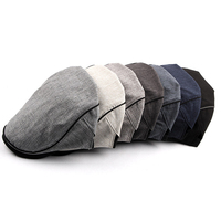 Logo personnalisé hommes femmes gavroche casquette plate chapeau classe Vintage réglable été printemps lvy Gatsby Golf Cabbie conduite chapeau