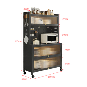 ชั้นวางของโลหะในครัว ชั้นวางของ ชั้นเก็บของ - Product Image 5