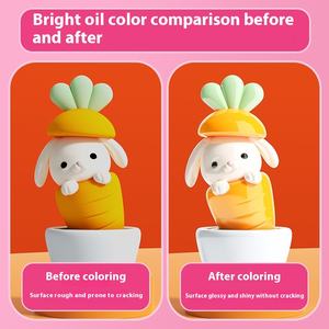 Figurine de modèle <span class=keywords><strong>d</strong></span>'argile en plastique de pierre faite à la main ultra-légère revêtement brillant couche <span class=keywords><strong>d</strong></span>'étanchéité à l'<span class=keywords><strong>huile</strong></span> brillante à <span class=keywords><strong>base</strong></span> <span class=keywords><strong>d</strong></span>'eau - Product Image 4