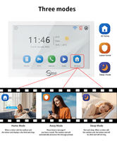 Système d'interphone vidéo WiFi Anjielo 7/10 pouces à 4 fils avec déverrouillage 5-en-1 par empreinte digitale, RFID, mot de passe et application pour maison et appartement