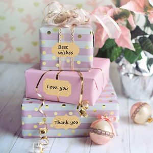 Hình Dạng Ưa Thích Kraft Nhãn Dán Tự Dính Quà Tặng Tag Dán Trống Có thể Ghi Nhãn Cho Chai Dầu Lọ Thực Phẩm Container - Product Image 5