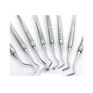 Cuchara Dental de acero inoxidable de alta calidad, excavadora Dental, cuchara ovalada, excavadora, instrumento de Endodoncia de Hasni Surgical - Product Image 5