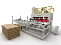 Machine de pressage de panneaux moulés en bois compressé de haute qualité avec copeaux de coco et de riz