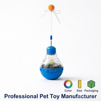 Jouet pour chat multi-sensoriel conçu pour une utilisation avec une balle LED clignotante ou pour l'enrichissement à la catnip, favorisant les activités interactives en intérieur, amusant maintenant