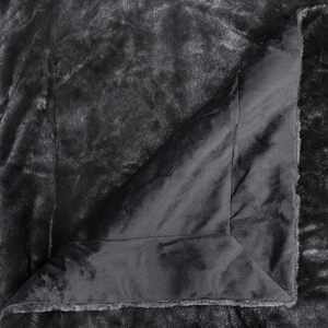 RTS lujo doble capa taupe raya jacquard Shaggy poliéster piel sintética polar con terciopelo visón reversible manta <span class=keywords><strong>funda</strong></span> de almohada - Product Image 2