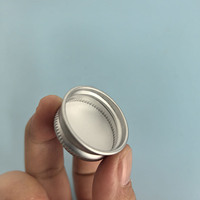 Capuchon à vis en aluminium de remplacement 28-400 avec bord roulé, design à visser, anti-fuite pour bouteilles, doublure en mousse PE
