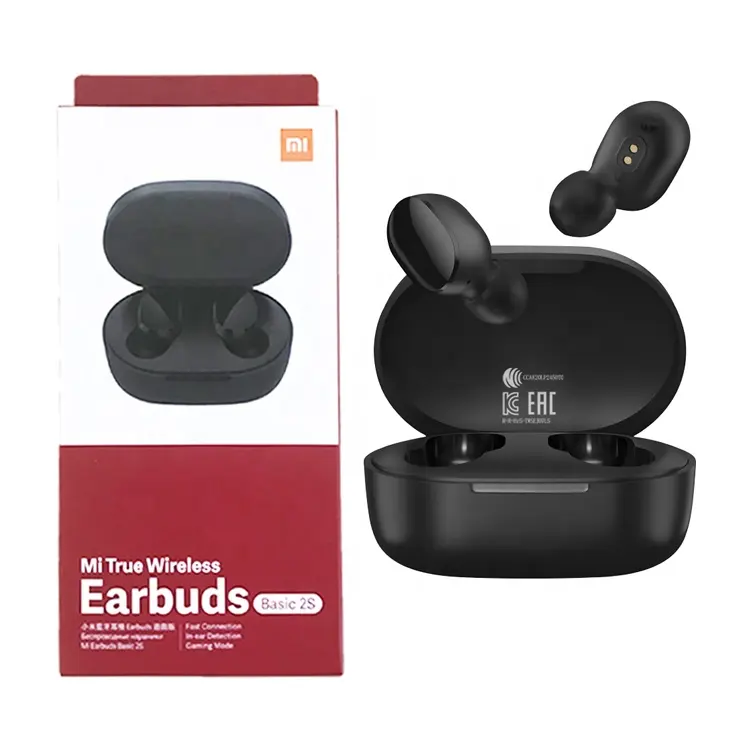 Xiaomi-auriculares inalámbricos Redmi Basic 2S, cascos deportivos TWS, mi true wireless earbuds 2s