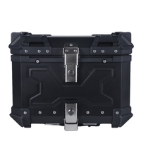 Valise rigide de qualité supérieure en alliage d'aluminium pour moto avec serrure