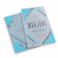 Mélangeur de cartes de Mahjong imprimées pour les jeux de plage, les loisirs à domicile et les fêtes sur la plage