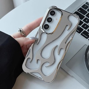 Funda con Diseño de Llama Irregular, Disipación de Calor, Diseño Hueco, Compatible con Samsung Galaxy A15 A16 A54 A06 S25 Ultra A55 - Product Image 3