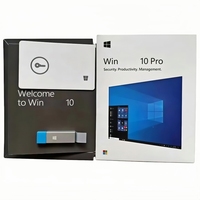 Windows 10 Pro USB en Caja con Licencia en Tarjeta y Activación en Línea, 6 Meses de Garantía, Win 10 Pro FPP en Stock