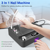 Équipement de Salon de Manucure : Ponceuse à Ongles Professionnelle avec Aspiration pour Gel Acrylique et Gel Constructeur – Idéale pour Salons et Usage Domestique