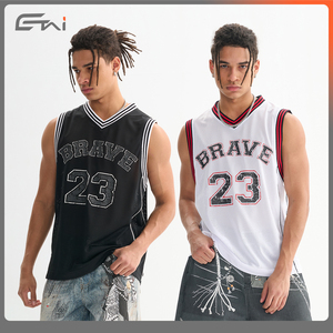 S M L XL XL XXL Dành Cho Người Lớn Cộng Với Kích Thước Ánh Sáng Nhanh Chóng Khô Bóng Rổ Jersey Polyester Thể Thao Vest In Lưới Vải Thoáng Khí Rửa Hàng Đầu - Product Image 5
