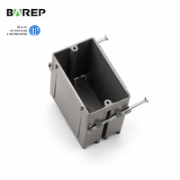 Boîtier de jonction électrique en PVC BAREP homologué ETL, 1 module, neuf, UL94 V0, pour norme américaine, OEM SN22X
