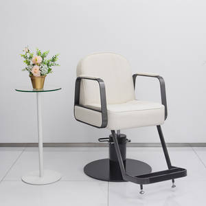 Takara Belmont ปั๊มไฮดรอลิก<span class=keywords><strong>เก้าอี้</strong></span>ตัดผมสีฟ้าปรับเอนได้ทำจากสเตนเลสสำหรับร้านเสริมสวยดีไซน์ใหม่2025 - Product Image 4