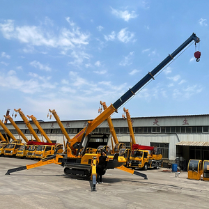 Fabrika satış 8 Ton dizel Powered Mini örümcek vinç hidrolik teleskopik bom paletli kaldırma makinesi için inşaat - Product Image 3