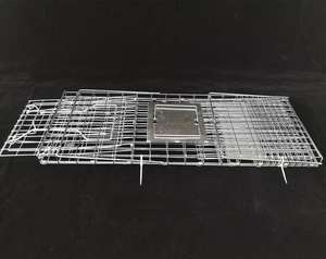 Métal sans cruauté grand vivant sauvage Coyote écureuil lapin chien chat souris Rat <span class=keywords><strong>Cage</strong></span> piège renard Animal piège attraper sauvage - Product Image 3