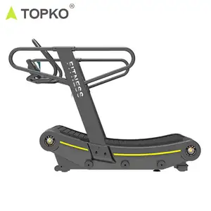 TOPKO商用自发电无电力线曲线跑步机非机动曲面手动跑步机机械